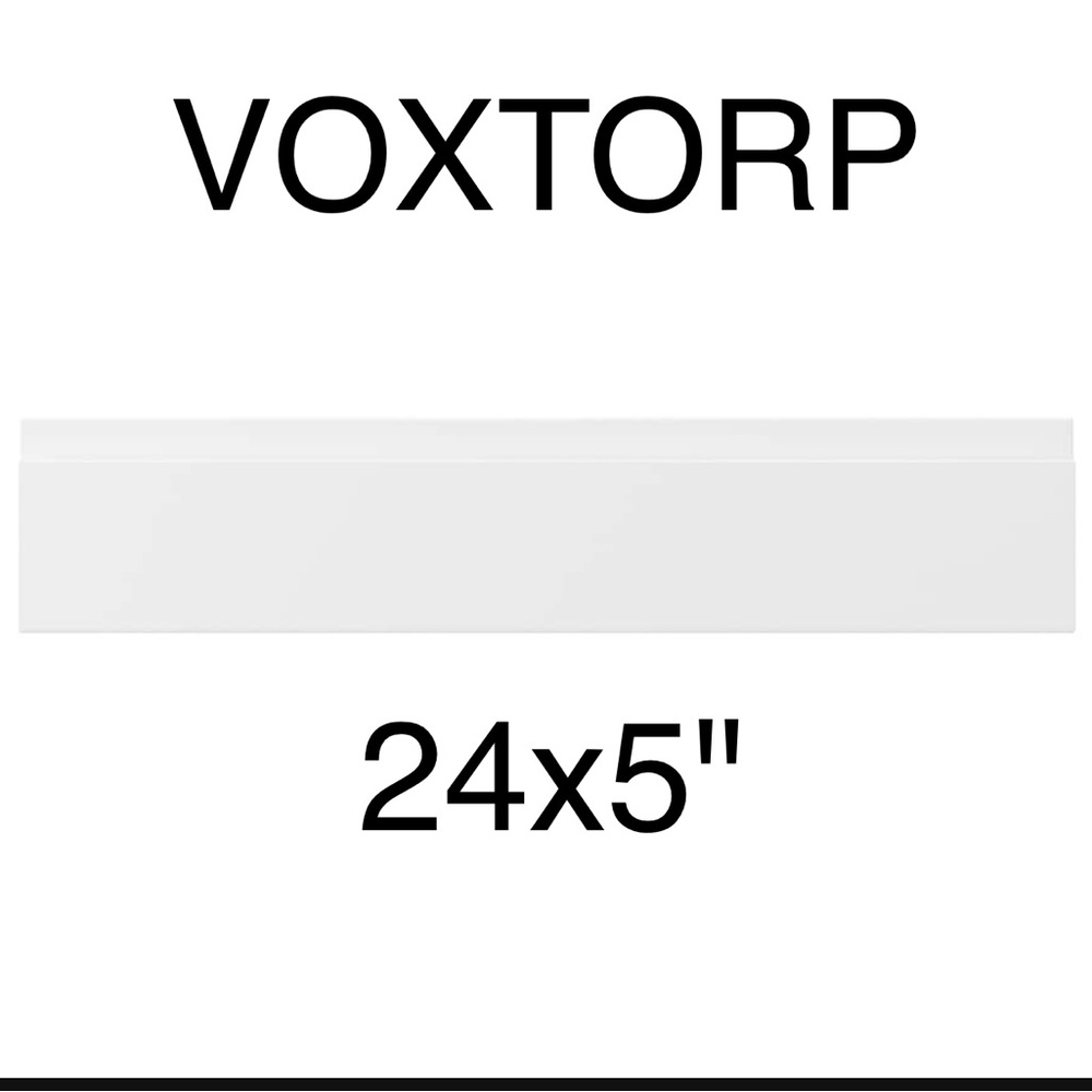 IKEA kitchen drawer front VOXTORP 24x5" matt white 402.733.43